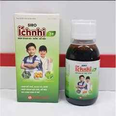 Siro Ích Nhi 3+, Nam Dược 90ml - Giải Pháp Giải Cảm Cho Trẻ Từ 3 Tuổi, Giảm Ho, Tiêu Đờm, Bảo Vệ Sức Khỏe Trẻ Nhỏ