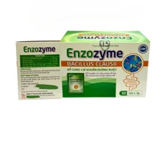 Men Vi Sinh Enzozyme Bacillus Clausii - Hỗ Trợ Tiêu Hóa, Bổ Sung Lợi Khuẩn Đường Ruột - Hộp 30 Gói Cho Trẻ và Người Lớn