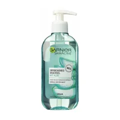 Sữa Rửa Mặt Garnier Gel Lô Hội 200ml - Dành Cho Da Thường & Da Hỗn Hợp, Làm Sạch Sâu & Kiềm Dầu Hiệu Quả