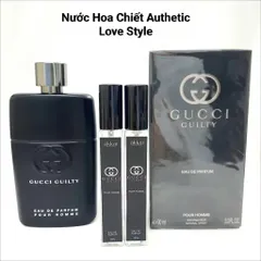 Nước hoa nam Love STYLE Guilty Pour Homme EDT 90ml - Dầu thơm gỗ sang trọng, nam tính và quyến rũ - Quà tặng hoàn hảo cho phái mạnh