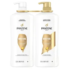 Dầu xả Pantene USA dưỡng ẩm và phục hồi tóc hư tổn (bộ 2 sản phẩm )