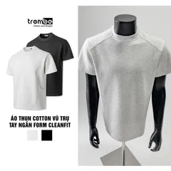 Áo Thun Nam Basic Cotton Vũ Trụ - Form Clean Fit Cao Cấp, Thoáng Mát, Thời Trang Tinh Tế - Trang Phục Dạo Phố, Gym
