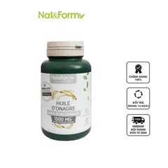 Tinh Dầu Hoa Anh Thảo Nat & Form 200 Viên - Hỗ Trợ Sức Khỏe Từ Thiên Nhiên, Giảm Căng Thẳng, Cải Thiện Da - Sản Phẩm Pháp Chất Lượng Cao