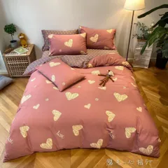 Bộ Chăn Ga Cotton Microfiber 5 Món êm ái, bọc nệm 20cm - Thiết kế đẹp, dễ vệ sinh, giấc ngủ hoàn hảo cho gia đình