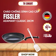 Chảo FISSLER Adamant Classic 28cm Made In Germany - Chảo Chống Dính Cao Cấp Kèm Xẻng Nấu Ăn Tiện Lợi, Độ Bền Tuyệt Đối