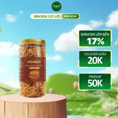 Đông Trùng Hạ Thảo Khô VINAKA Vĩnh Khang - Lọ 30g Sấy Thăng Hoa, Dinh Dưỡng, Chất Lượng Cao, Cam Kết Chính Hãng 100%