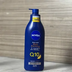 Sữa Dưỡng Thể Nivea Body Lotion Firming Q10 Plus Vitamin C 400ml - Dưỡng Ẩm, Làm Trắng Da Ngày và Đêm, Chăm Sóc Da Khô Sần