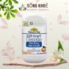 Viên nhai bổ sung canxi Nature's Way Burst với Magie & Kẽm cho trẻ - Cải thiện sức khỏe xương và răng, ngăn ngừa còi xương (30 viên)