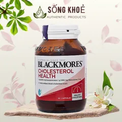 Viên uống Blackmores Cholesterol Health 60 viên - Hỗ trợ tim mạch, giảm hấp thu cholesterol, tốt cho người có vấn đề mỡ máu