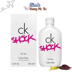 Nước Hoa Nữ Calvin Klein CK One Shock For Her 10ml - Hương Ngọt Quyến Rũ, Phong Cách Trẻ Trung, Eau de Toilette Mỹ