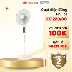 Quạt Điện Đứng Philips CX1220/00 - Công Suất 3330m³/h, Yên Tĩnh 38dB, Tốc Độ Điều Chỉnh & Chức Năng Hẹn Giờ - Giải Pháp Mát Mẻ Cho Mùa Hè