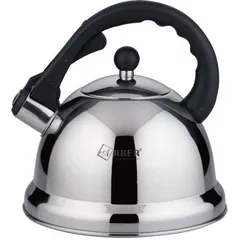 Ấm Đun Nước Arber AB03L 3L Inox Cao Cấp - Thiết Kế Sang Trọng, Tích Hợp Còi Báo Đun Nước Nhanh Trên Mọi Loại Bếp