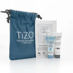 Bộ Kit TiZO Photoceutical Skincare - Chăm sóc da mặt cao cấp với Gel rửa mặt, Tinh chất Vitamin C và Kem chống nắng SPF40 PA++++ 5g