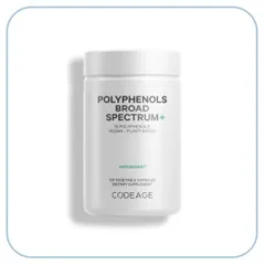 [Nhập khẩu] Viên chống nắng hỗ trợ sáng da CodeAge Polyphenols Broad Spectrum 120 viên