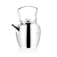 Bình trà inox 18/10 Korkmaz Butterfly 2.3L – Hàng chính hãng, sử dụng bếp từ, chất liệu cao cấp, tiện lợi và sang trọng, Made in Turkey