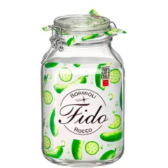 Hũ Thủy Tinh Nắp Cài Bormioli Fido 3 Lít - Lưu Trữ Thực Phẩm, Ngâm Ủ, Bảo Quản Đồ Uống - Thiết Kế Cổ Điển Từ Ý