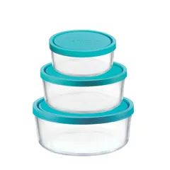Hộp Thủy Tinh Tròn Bormioli Frigoverre 300ml, 650ml, 1.25L - Lưu Trữ Thực Phẩm An Toàn, Đẹp Mắt, Không Chứa BPA, Dùng Trong Tủ Lạnh và Lò Vi Sóng