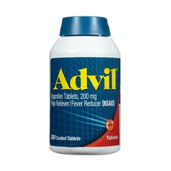 Viên uống giảm đau Advil 200mg - Giảm đau đầu, đau cơ, hạ sốt hiệu quả với Ibuprofen, Hộp 24 viên, Thương hiệu Haleon từ Mỹ