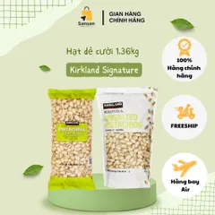 Hạt Dẻ Cười Kirkland Signature 1.36kg - Hạt Dẻ Cười Mỹ Chất Lượng Cao, Nguyên Chất Tự Nhiên, Thích Hợp Ăn Vặt và Chế Biến Món Ngon