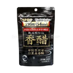 Viên giấm đen khỏe đẹp vóc dáng Orihiro Japan 216 viên