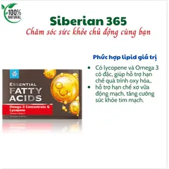 Viên uống Omega-3 từ dầu cá biển và vitamin E - Hỗ trợ sức khỏe tim mạch và chống oxy hóa, 30 viên/hộp