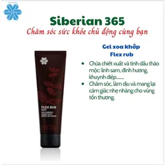 Kem xoa khớp tự nhiên Uyan Nomo FLEX RUB - Siberian Pure Herbs 100ml, Giúp giảm đau khớp và mang lại cảm giác thoải mái, không gây kích ứng da