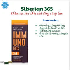 Thực phẩm Bảo Vệ Sức Khỏe Immuno Box Tăng Cường Đề Kháng - 30 Túi Hỗ Trợ Chống Cảm Cúm Nhập Khẩu Nga