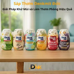 Sáp Thơm Denkmit 150ml Khử Mùi Nhanh Lâu 6-8 Tuần - Hương Dịu Nhẹ An Toàn Nhập Khẩu Đức, Phù Hợp Mọi Không Gian Sống