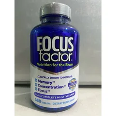Viên uống Bổ não Focus Factor Nutrition for the Brain 180viên - Tăng cường trí nhớ và khả năng tập trung cho mọi lứa tuổi