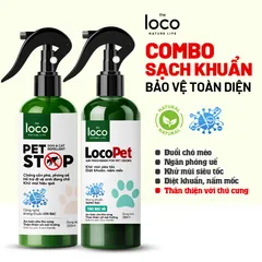 Combo Xịt Khử Mùi Thú Cưng - Ngăn Chó Mèo Tè Bậy, Khử Mùi Hiệu Quả, An Toàn Với Công Nghệ Nano Bạc AG+