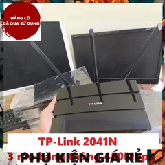 Bộ Phát Wifi TP-Link 2041N Router 3 Râu Cũ - Tốc Độ Cao 450Mbps, Xuyên Tường Sóng Khỏe, Phụ Kiện Mạng Tin Cậy