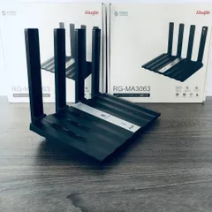 Bộ Phát Wifi6 Ruijie RG-MA3063/RG-MA3062 - Router MESH AX3000 Mbps 2 Băng Tần, Tốc Độ Cao, Hỗ Trợ Nhiều Thiết Bị, Hàng Cũ Chất Lượng Tốt