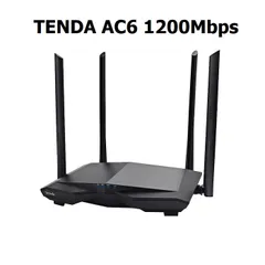 Bộ Phát Wifi Tenda AC6 1200Mbps - Router 2 Băng Tần 4 Râu, Cài Đặt Dễ Dàng, Phủ Sóng Mạnh Mẽ, Hàng Đã Sử Dụng