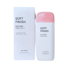 Kem Chống Nắng Missha Soft Finish Sun Milk SPF50+ PA+++ 70ml - Bảo Vệ Da, Mịn Lì, Tự Nhiên, Phù Hợp Với Da Dầu Và Hỗn Hợp