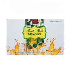 Cao khô MAXCOOL - Thanh nhiệt giải độc cơ thể, mát gan, hỗ trợ lở loét, nhiệt miệng, hộp 10 gói x 7g, thực phẩm chức năng tự nhiên.