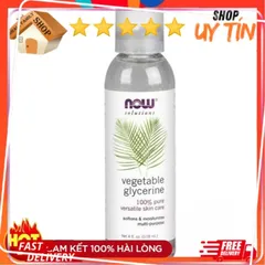 Dầu Glycerine 100% nguyên chất 118ml - Cấp ẩm, làm mềm da và hỗ trợ trị mụn, sản phẩm chăm sóc da tự nhiên cho bạn
