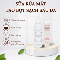 Sữa Rửa Mặt Tạo Bọt Muối Biển Oải Hương & Bạc Hà Sasy n Savy - Sạch Sâu, Phù Hợp Da Dầu, Hương Thơm Tươi Mát 100mL