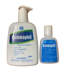 Sữa Rửa Mặt GAMMAPHIL 500ml - Chăm Sóc Da Nhạy Cảm, Da Nhờn, Da Khô - Giảm Rôm Sảy, Ngứa Da, Dành Cho Trẻ Em và Người Lớn