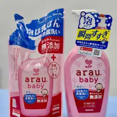 Nước Rửa Bình Sữa Arau Baby 500ml - Sản phẩm Nhật Bản An Toàn, Làm Sạch Hoàn Hảo cho Bé Yêu, Thiên Nhiên và Thân Thiện Môi Trường
