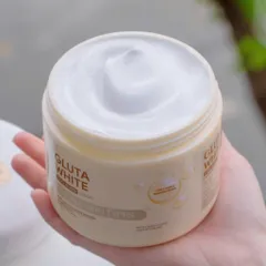 Kem Ủ Trắng Da Toàn Thân Gluta White Thái Lan 600gr - Dưỡng Trắng Da Mịn và Căng Bóng, Hỗ Trợ Ngăn Ngừa Lão Hóa