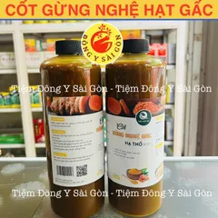 Cốt Rượu Nghệ Gừng Hạt Gấc Hạ Thổ - Dưỡng Da, Giảm Thâm, Săn Chắc Cơ Thể Cho Bà Bầu và Mẹ Sau Sinh - Handmade Chất Lượng Cao
