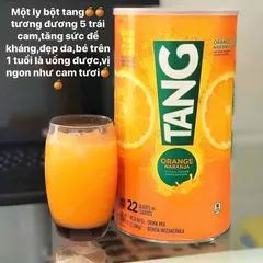 [Date 2027] Bột Pha Nước CAM TANG - Mỹ