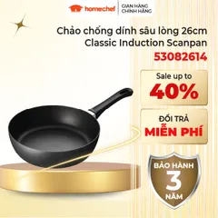 Chảo Chống Dính Scanpan Classic 26cm - An Toàn, Hiện Đại, Dùng Cho Bếp Từ - Bảo Hành 3 Năm, Hàng Chính Hãng