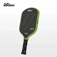 Vợt Pickleball Zocker Happy HP02 Gen 2 (16mm) - Thiết Kế Neon Năng Động, Chất Lượng Cao, Đỉnh Cao Trong Thể Thao Pickleball