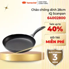 Chảo Chống Dính Scanpan IQ 28cm - Hàng Chính Hãng, Chịu Nhiệt, Dùng Cho Bếp Từ, Bảo Hành 3 Năm, An Toàn Cho Sức Khỏe
