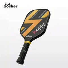Vợt Pickleball Zocker Happy HP1 Standard Thunder - Thiết Kế Thời Trang Trẻ Trung, Chất Liệu Carbon Fiber, Dành Cho Người Mới Dùng