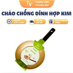 Chảo Chống Dính Hợp Kim Nhôm Đáy Từ Sâu 26CM - Đồ Dùng Bếp Chất Lượng Cao TVKITCHEN (TV1471)