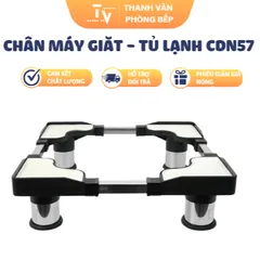 Chân Đỡ Máy Giặt và Tủ Lạnh Loại Lớn CDN57 - Chất Liệu Inox, Độ Tải 300kg, Hỗ Trợ Tối Ưu Cho Không Gian Bếp Nhỏ (TV1240)