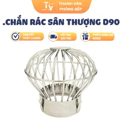 Chắn Rác Sân Thượng Inox Cao Cấp D90 - Thiết Bị Tiện Ích Nhà Bếp TVKITCHEN (TV1232)