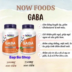 Viên uống giảm căng thẳng GABA Now - Hỗ trợ hệ thần kinh, cải thiện giấc ngủ, giảm stress và nâng cao tâm trạng tự nhiên